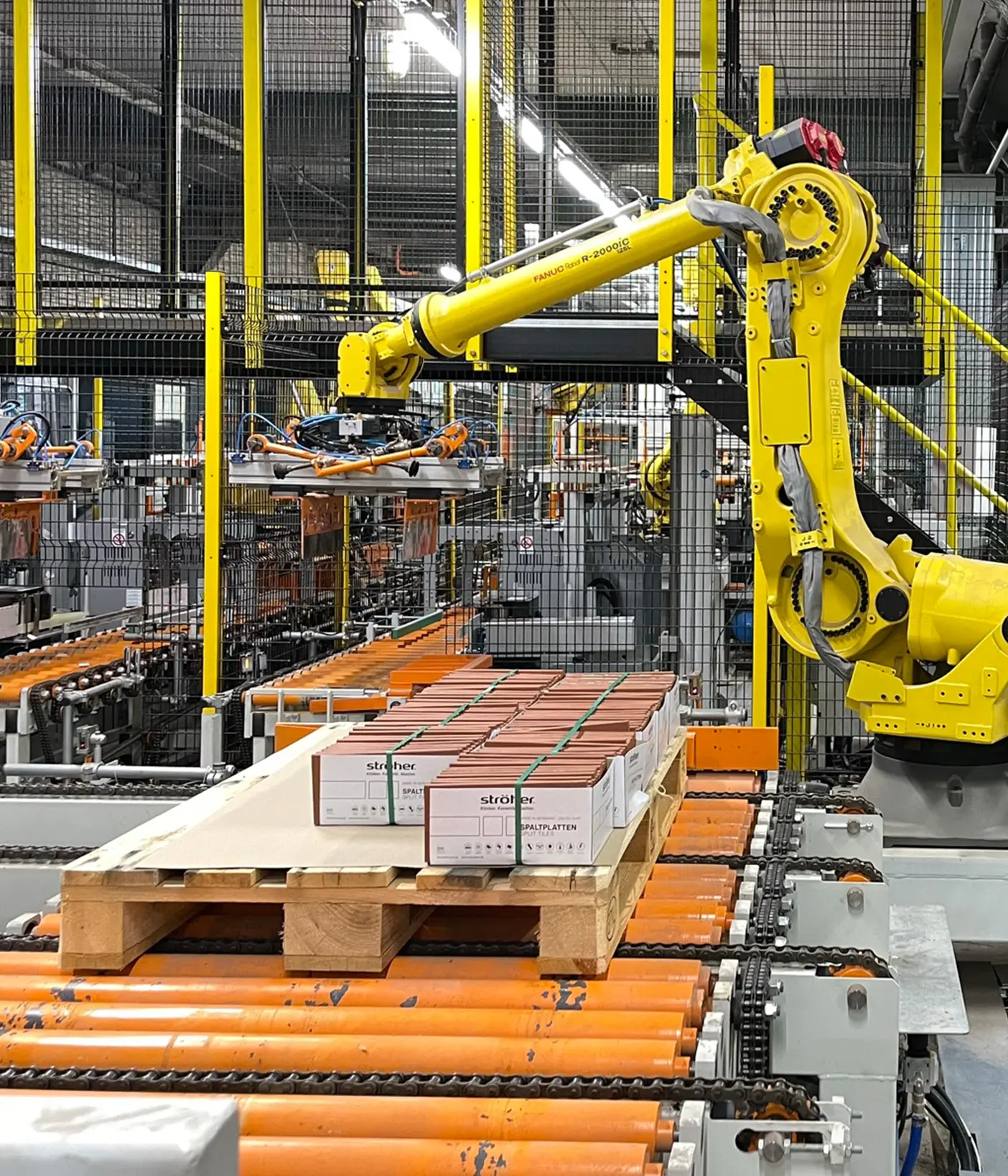 Stroeher Unternehmen Sortierung Klinkerriemchen